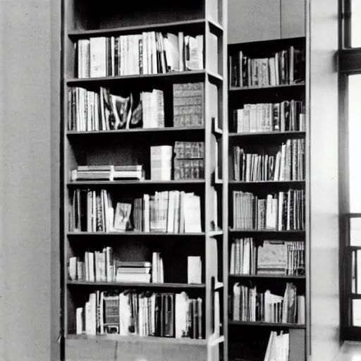 Image similar to photo of bookshelf designed by frank lloyd wright