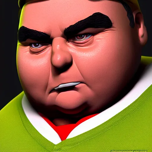 Image similar to eric cartman face from south park south park south park south park cgsociety photorealistic cg model