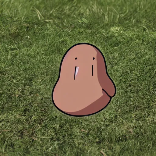 Prompt: The bottom of a diglett