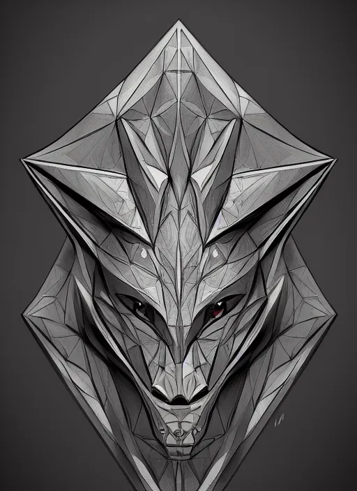 Prompt: anthropomorphic triangle in edgy tungsten hexblade, intricate, elegant, highly detailed animal monster, digital painting, artstation, concept art, smooth, sharp focus, illustration, art by artgerm, dwayne barlowe, trending on artstation and greg rutkowski and alphonse mucha, 8 k