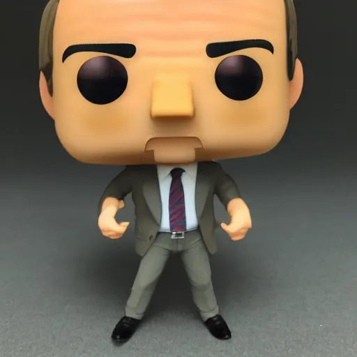 Image similar to Saul Goodman as a Funko Pop figurine