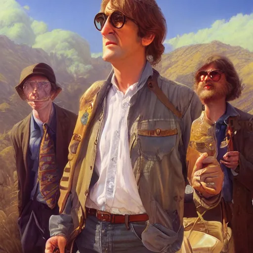 Prompt: john lemon ( parody of john lennon ), detailed, centered, digital painting, artstation, concept art, donato giancola, joseph christian leyendecker, wlop, boris vallejo, breathtaking, 8 k resolution, extremely detailed, beautiful, establishing shot, artistic, hyperrealistic, octane render