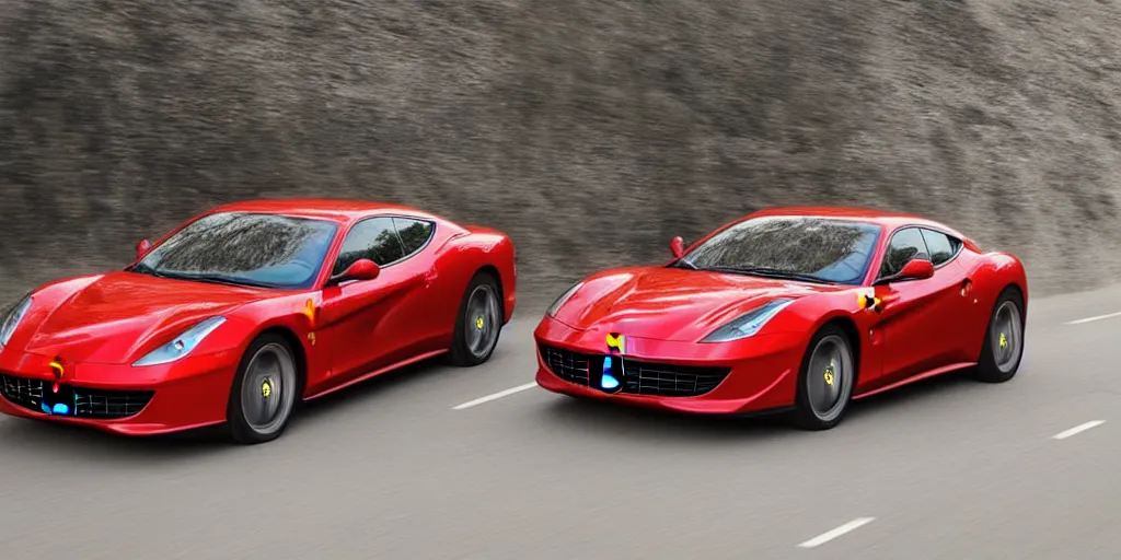 Prompt: “2022 Ferrari 612”