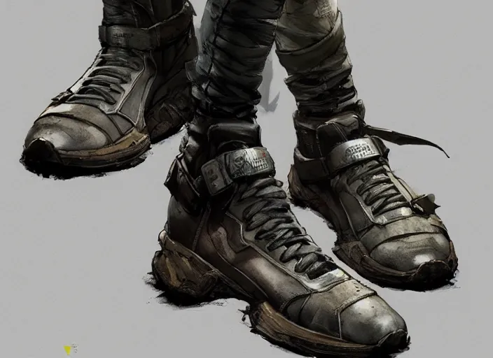 Prompt: sneakers of groot by yoji shinkawa, concept art, unreal engine, octane render