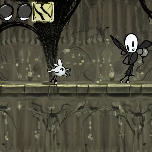 Image similar to hollow knight : silksong, hollow knight hornet, hornet hollow knight, hornet silk song, hollow knight style, hornet silksong, hornet from hollow knight