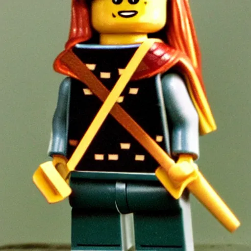 Prompt: Legolas has no legs. he is made out of Lego