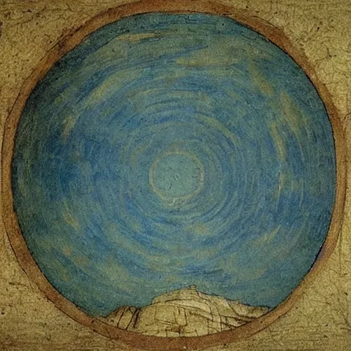 Prompt: the end of the world, painted by leonardo da vinci