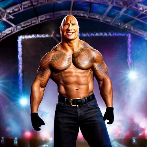 Image similar to dwayne johnson in the movie pitch perfect