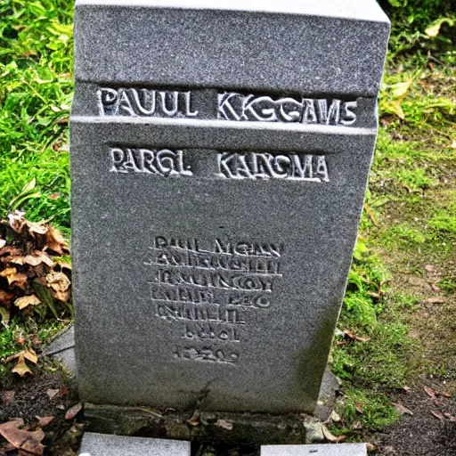 Image similar to paul krugman grave at highgate cemetery in london