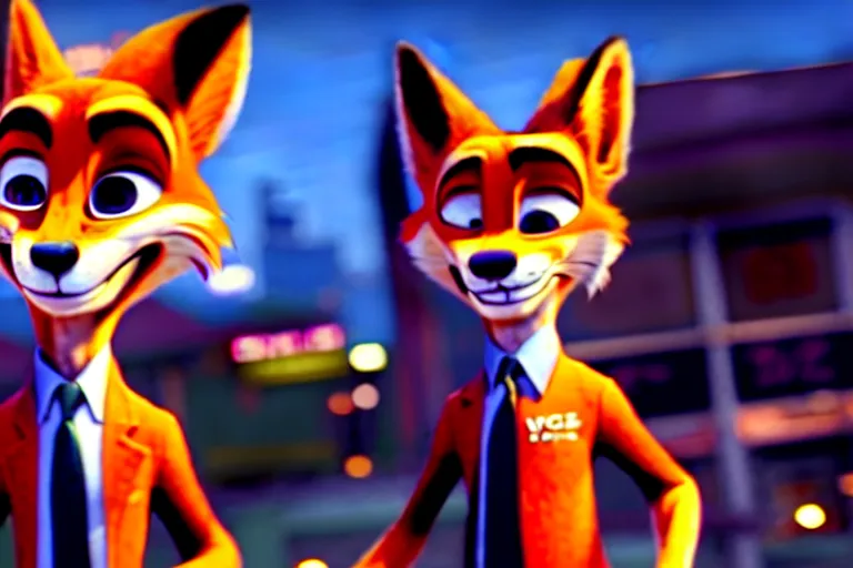 prompthunt: max payne 4 set in zootopia