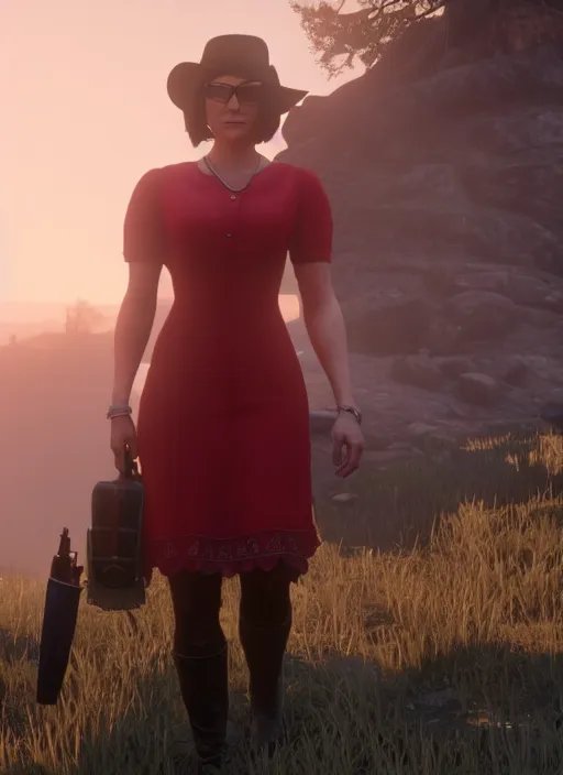 Image similar to film still of velma in red dead redemption 2 ( 2 0 1 8 video game )