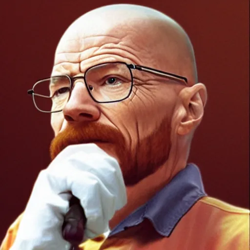 Prompt: walter white whitney houston mash - up