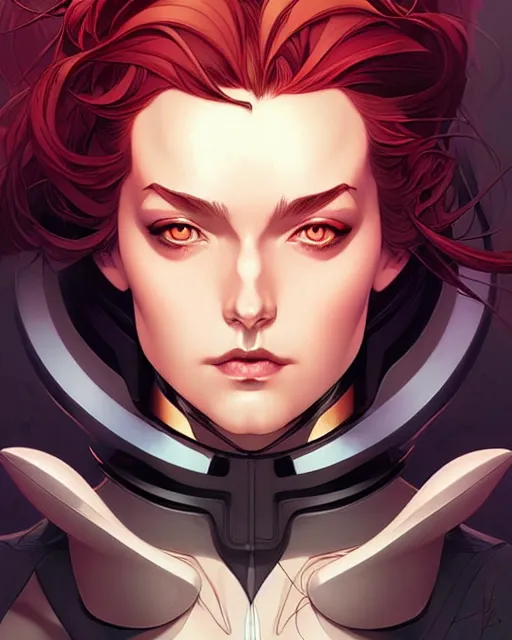 Image similar to artgerm, joshua middleton comic cover art, full body pretty female space pirate, symmetrical eyes, symmetrical face, long curly hair, beautiful, rim lighting, vivid colors