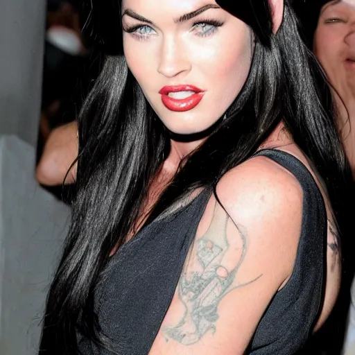 Image similar to megan fox with cat ears