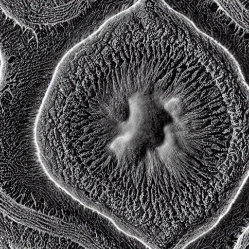 Prompt: 🙂 under electron microscope 4k