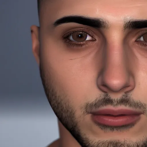 Image similar to a closeup shot of handsome mizkif from twitch, photorealism, 8k
