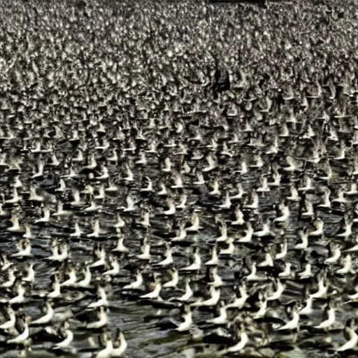 Image similar to army of ducks fighting with each other, highly realistic