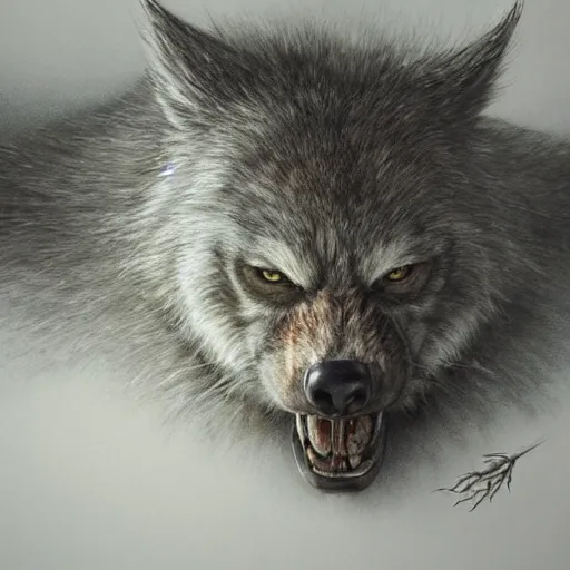 Prompt: cursed angry wolverine animal in woodland, orthodox, art by franklin booth, by lise deharme, very detailed, trending on artstation, hyperrealism