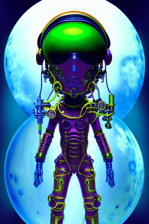 Prompt: max chroma planetary prince character concept fantasy hyperrealistic detailed movie cinematic action scene in full color scientist gear steampunk colorscientist of color max chroma planetary prints by max chroma, greg rutkowsky, android jones, alex grey