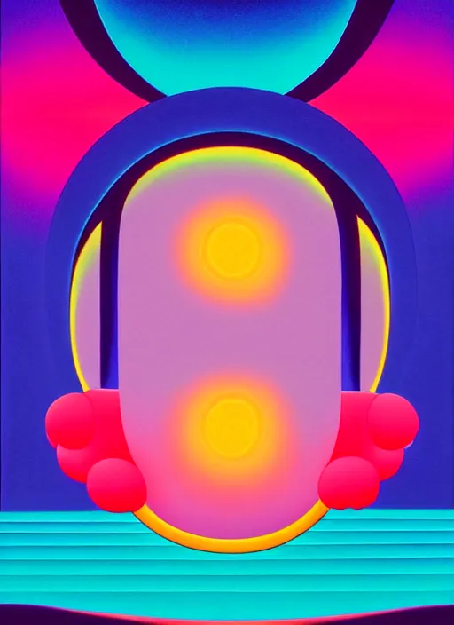 Image similar to nighttime vibes by shusei nagaoka, kaws, david rudnick, airbrush on canvas, pastell colours, cell shaded!!!, 8 k