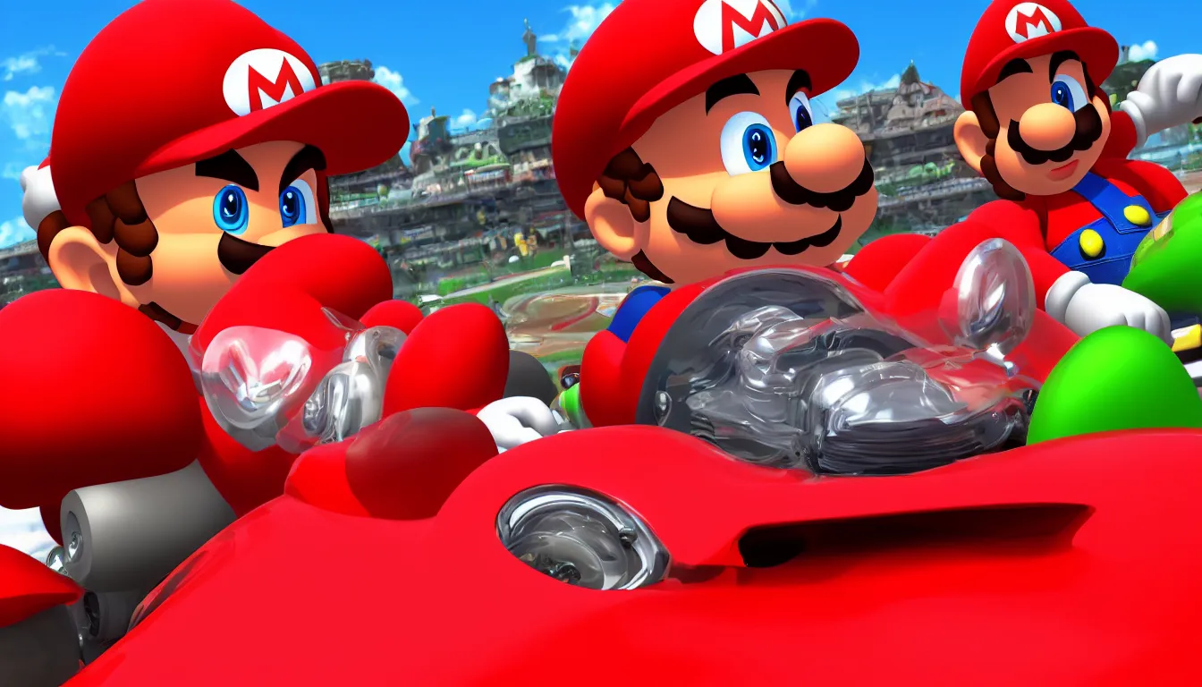 Image similar to photorealistic red shell from Mario Kart, trending on artstation