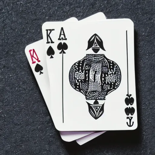 Image similar to a playing card