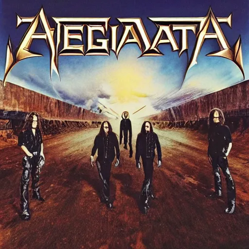 Image similar to megadeth, album cover,