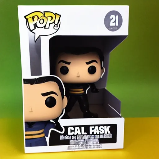 Prompt: a product shot funko pop of cal trask of movie east of eden