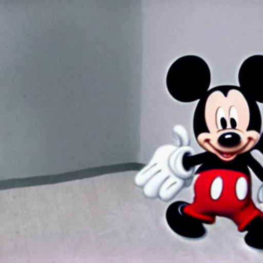 Image similar to A still of Mickey Mouse in The Shining (1980)