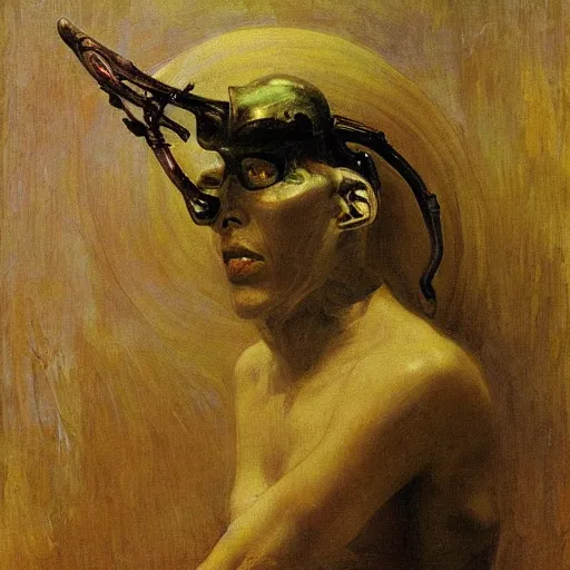 Image similar to alien by ilya repin