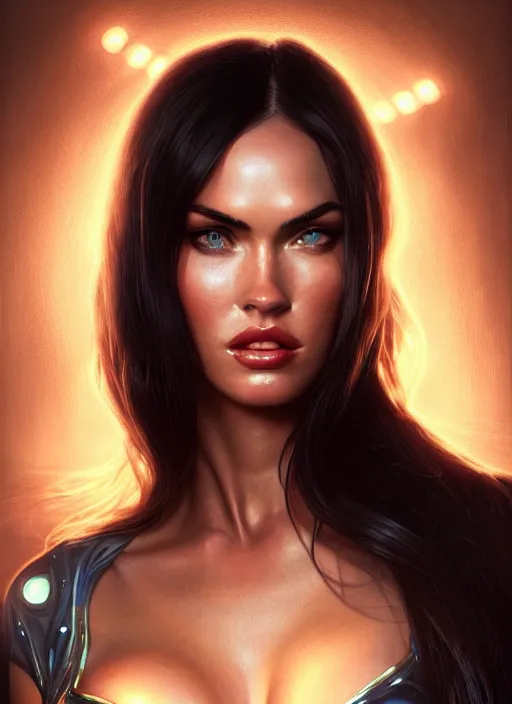 Prompt: portrait of forza horizon 5 megan fox, intricate, elegant, glowing lights, highly detailed, digital painting, artstation, glamor pose, concept art, smooth, sharp focus, illustration, art by artgerm and greg rutkowski, artey freytag