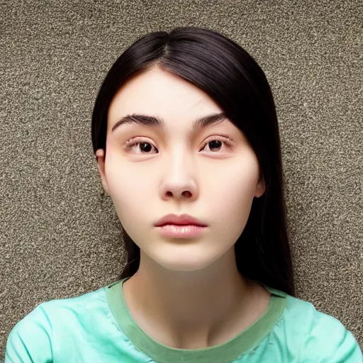 Image similar to face of 20 years old Chinese woman with hook nose