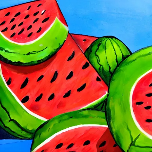 Image similar to Watermelon explosion