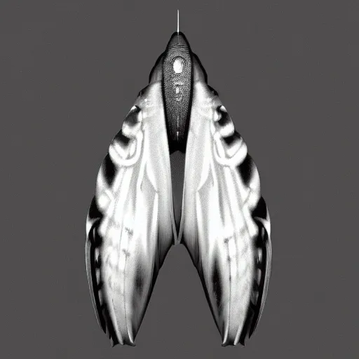 Prompt: a mechanized atlas moth, gunmetal grey, very symmetrical, orthographic view, top down view, bottom view, side view, blueprints, mecha, lockheed martin f - 3 5 lightning ii, fighter jet, cybernetic, robotic, highly detailed, artstation, autodesk maya, super realistic, unreal engine