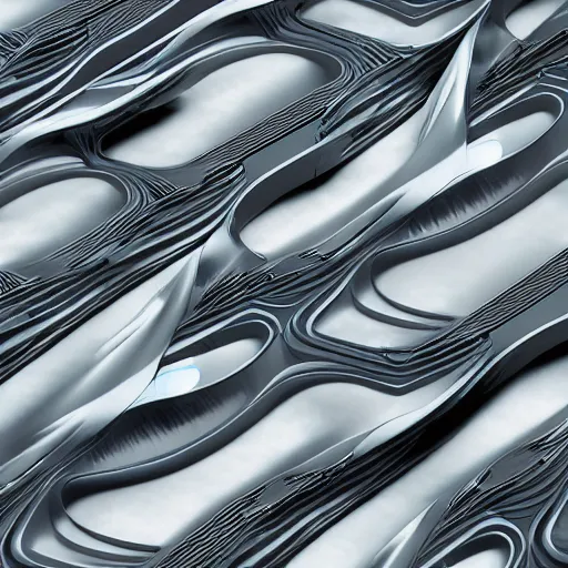 Image similar to A seamless pattern of sci-fi organic zaha hadid car ash thorp car khyzyl saleem organic car Daniel Simon design in the blade runner 2049 film keyshot product render cloudy plastic ceramic material shiny gloss water reflections, seamless pattern, Octane render in Maya and houdini, vray, large motifs, ultra high detail ultra realism, unreal engine, 4k in plastic dark tilt shift