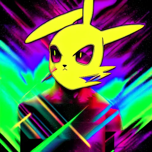 Image similar to databending glitch style pokemon portrait airbrushed no blur 8 k, hip hop album cover art, conceptual mystery pokemon, intricate detailed painting, illustration sharp detail, manga 1 9 9 0