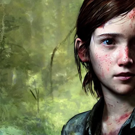 Image similar to elliot paige as ellie in the last of us