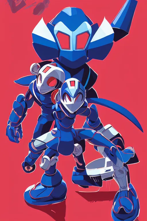 Image similar to robot ninja mask helmet megaman x zero rockman 2 0 2 2 switch game boss legacy collection fanart artsation, art gta 5 comics, behance hd by jesper ejsing, by rhads, makoto shinkai and lois van baarle, ilya kuvshinov, rossdraws global illumination ray tracing