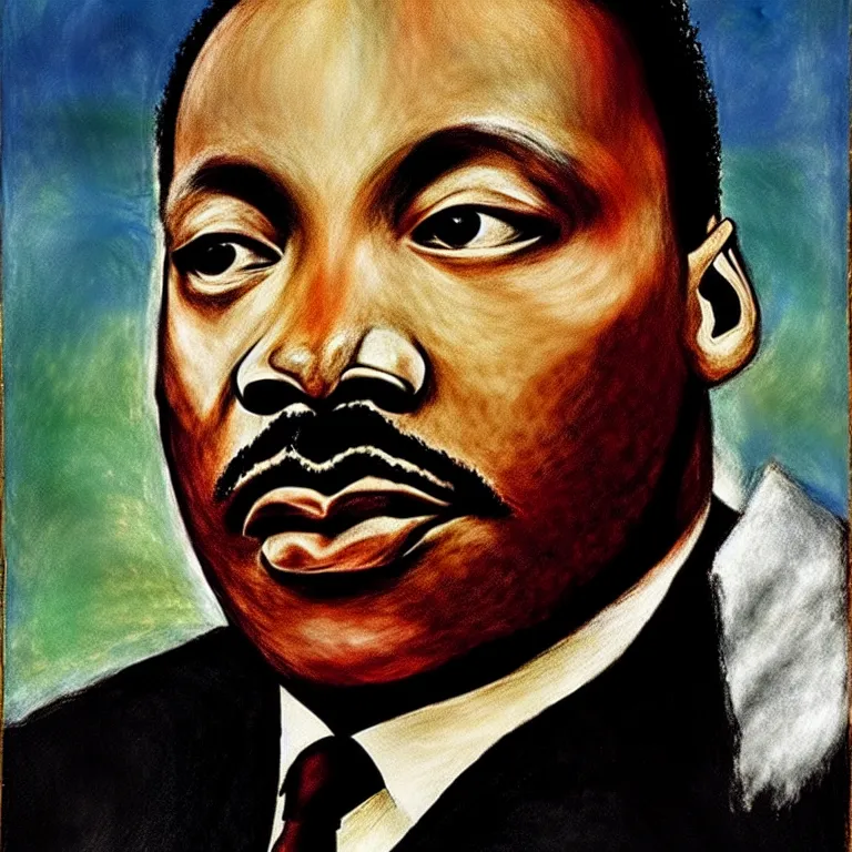 Image similar to martin luther king, jr. by el greco.