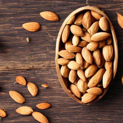 Prompt: talking almond, almond that is talking