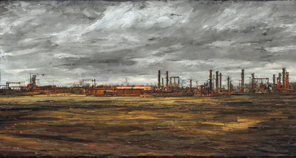 Image similar to industrial landscape