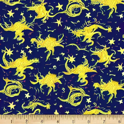 Prompt: Dragon Creepy cosmic color scheme star gazing