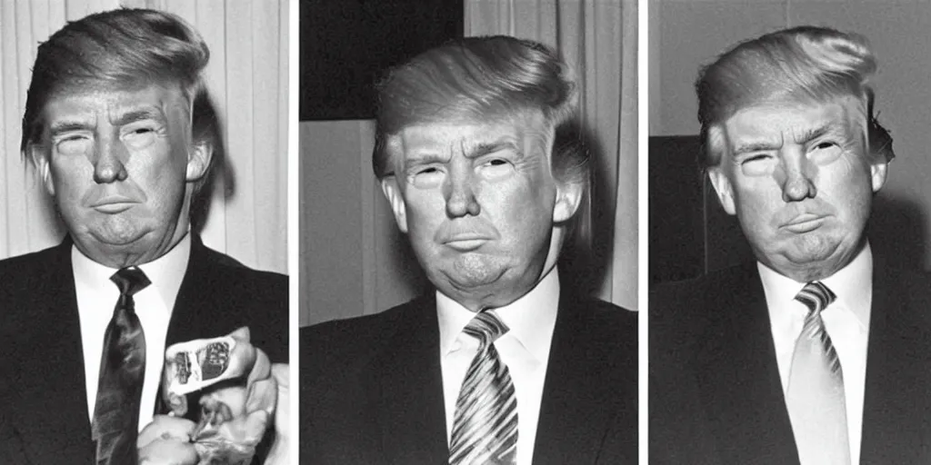 Prompt: trump and puting doing drugs in the 1960s