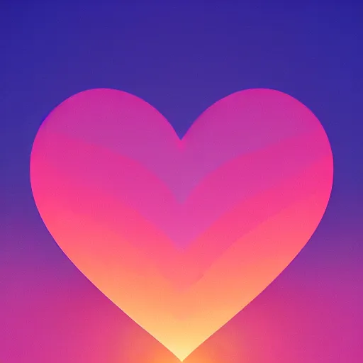 Image similar to heart icon stylized minimalist loftis, cory behance hd by jesper ejsing, by rhads, makoto shinkai and lois van baarle, ilya kuvshinov, rossdraws global illumination