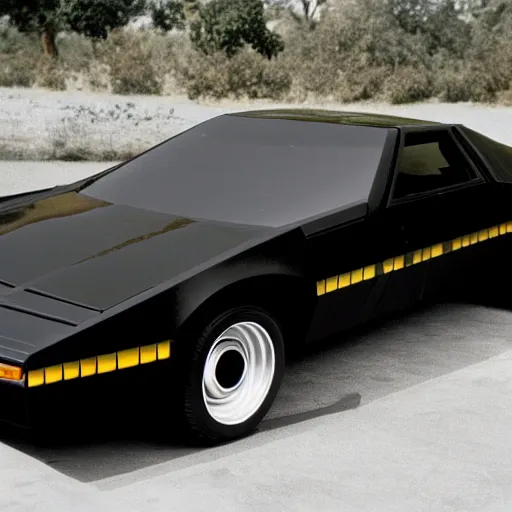 Image similar to a photo of the car from knight rider