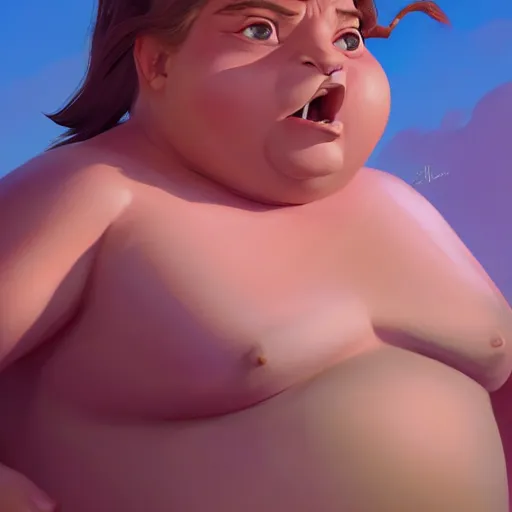 Image similar to melanie trump as a chubby troll, ben hur, loftis, cory behance hd by jesper ejsing, by rhads, makoto shinkai and lois van baarle, ilya kuvshinov, rossdraws global illumination