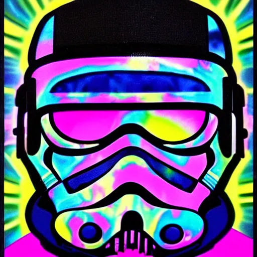 Image similar to “Lisa Frank Stormtrooper”