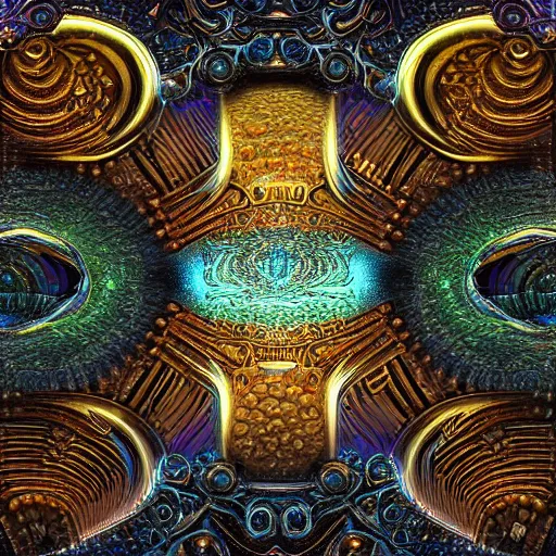 Image similar to ancient technological plethora of fractal textures and fenigy iridescent metals, 8 k resolution digital art by johfra bosschart and michael whelan, trending on artstation futuristic summer pool