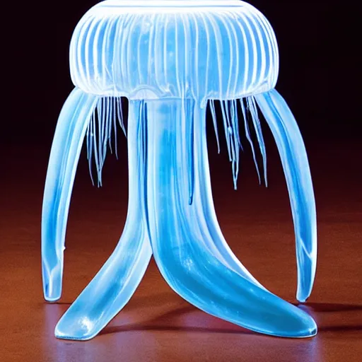 Prompt: the jellyfish stool by Philip stark