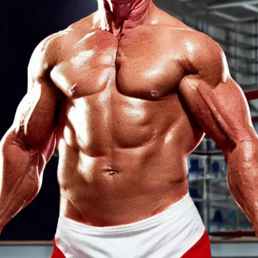 Image similar to gordon ramsay as a muscular bodybuilder